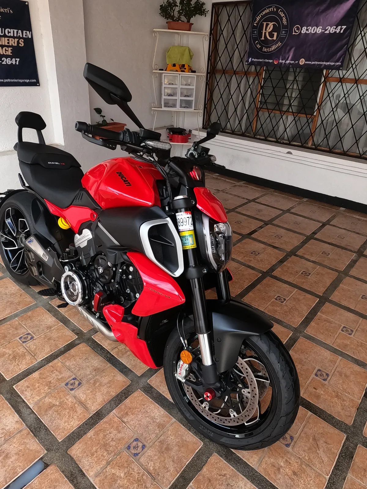Motorcycle detailing — After